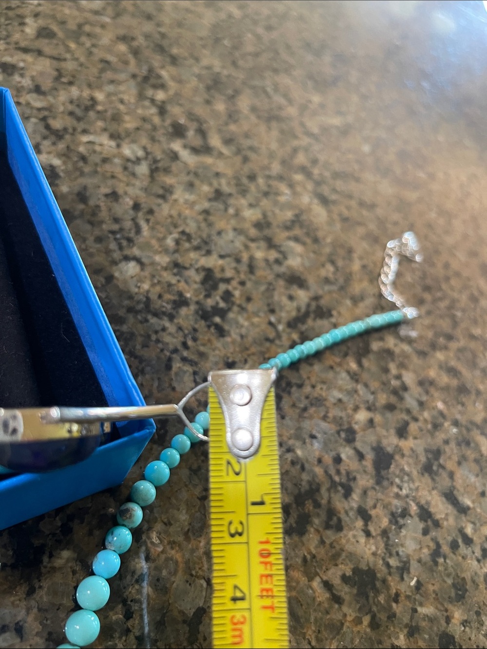 Jay King Sterling Silver Lapis and Turquoise Bead Necklace and Pendant - Picture 11 of 11